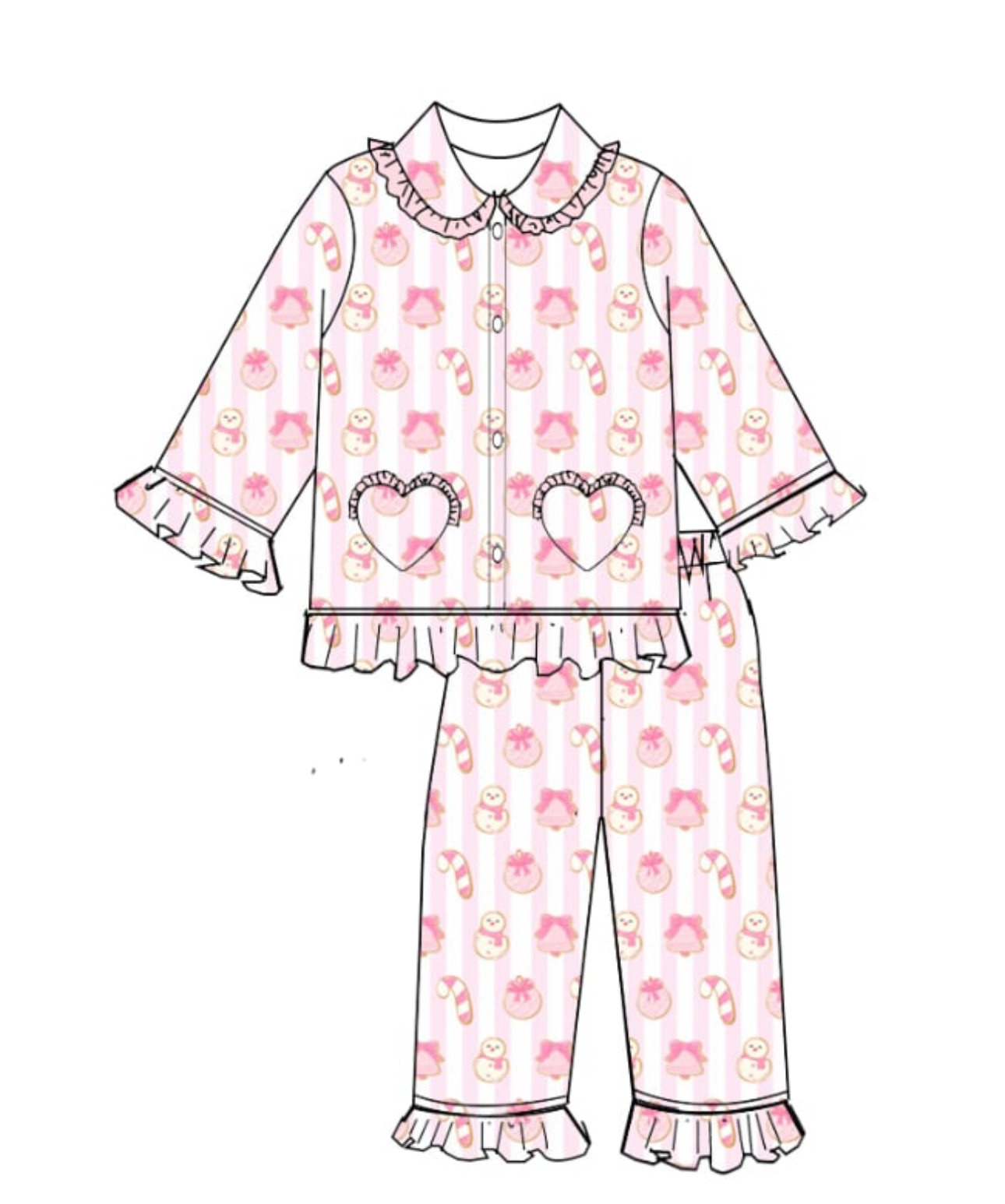 Christmas cookies (children’s Christmas pyjamas)