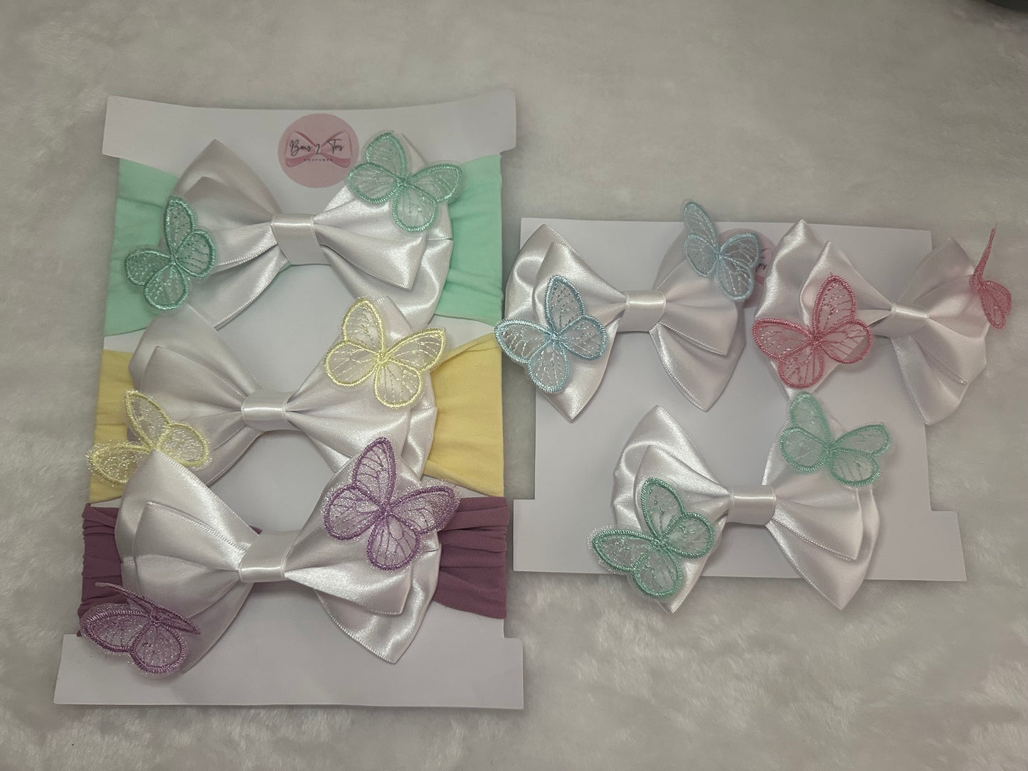 ‘Butterfly dream’ Mystery bundle (3 bows)- Headband