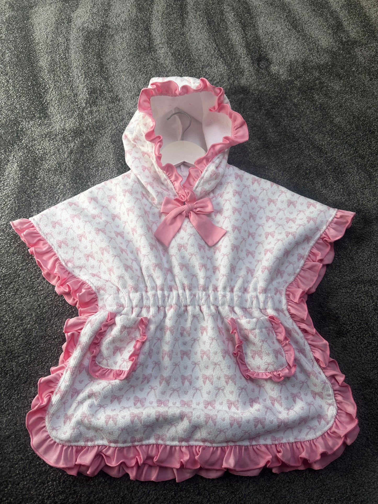 Bow swimsuit & towel set