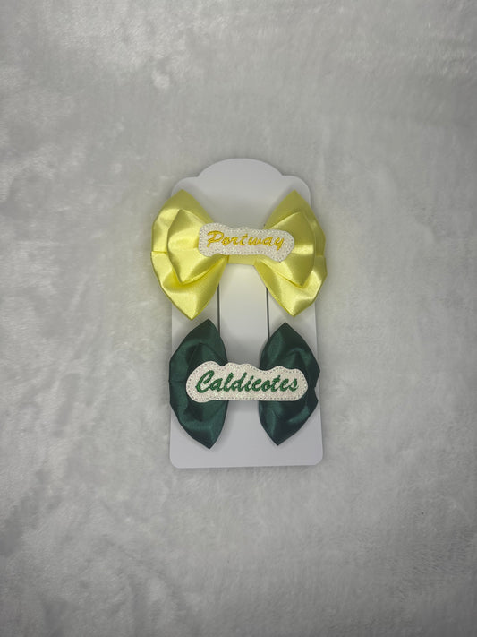 School name bows
