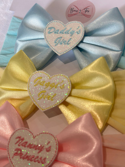 Custom glitter hearts