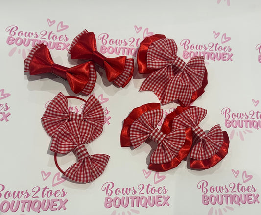 Gingham school bundle