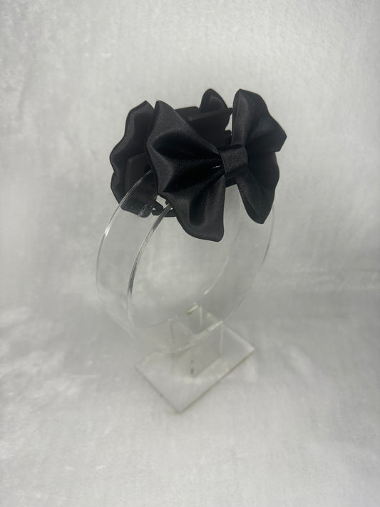 Double bow school claw clip