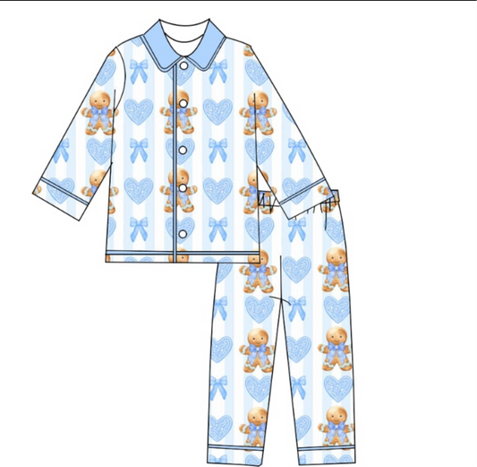Gingerbread wishes (children’s Christmas pyjamas)